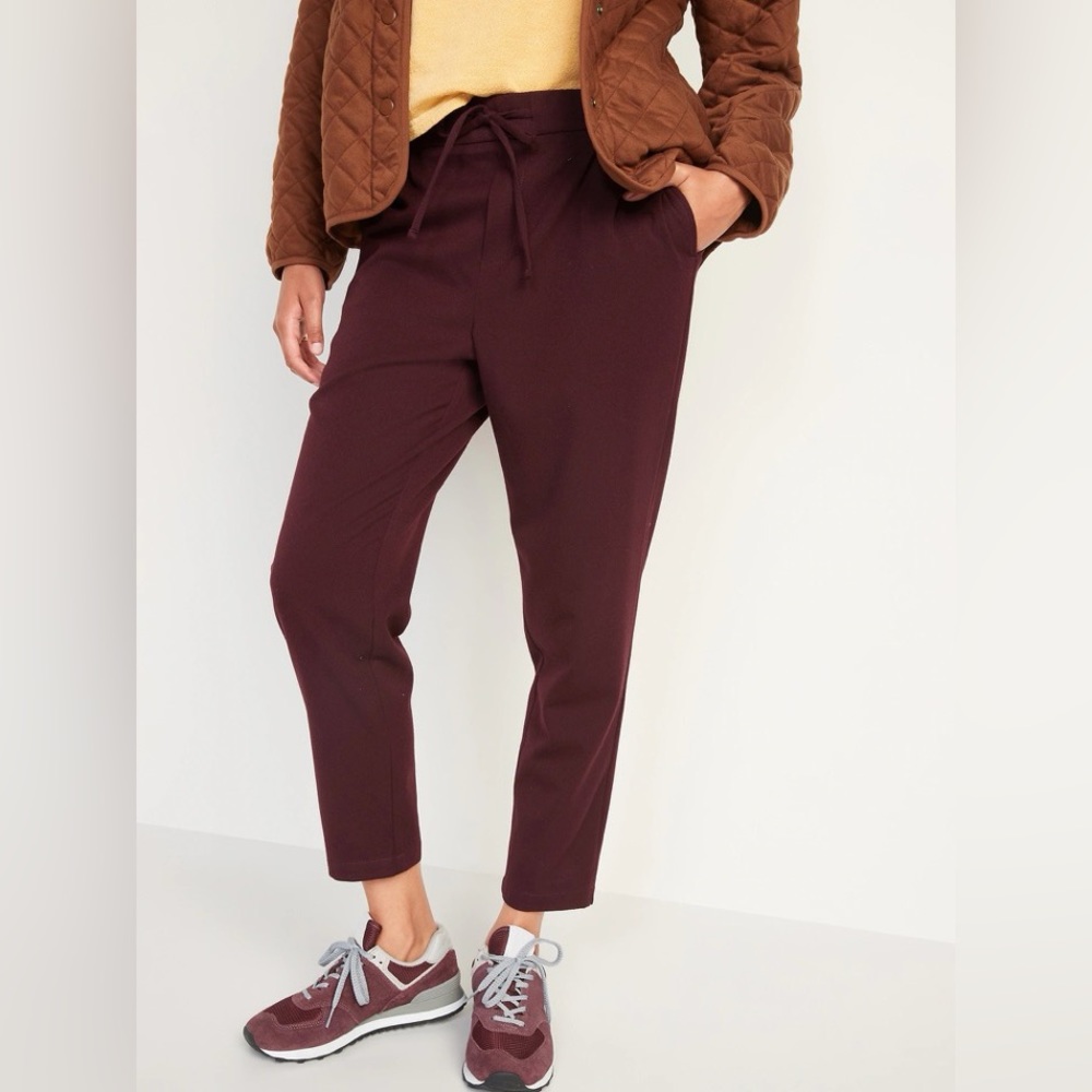 NWT! Raison Arizona High-Waisted Brushed-Twill Ankle Pants for Women -Size Small